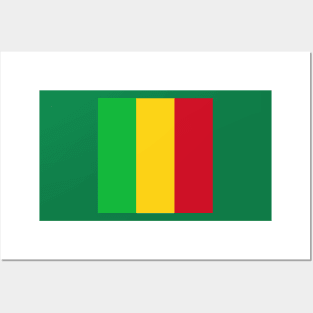 Mali flag Posters and Art